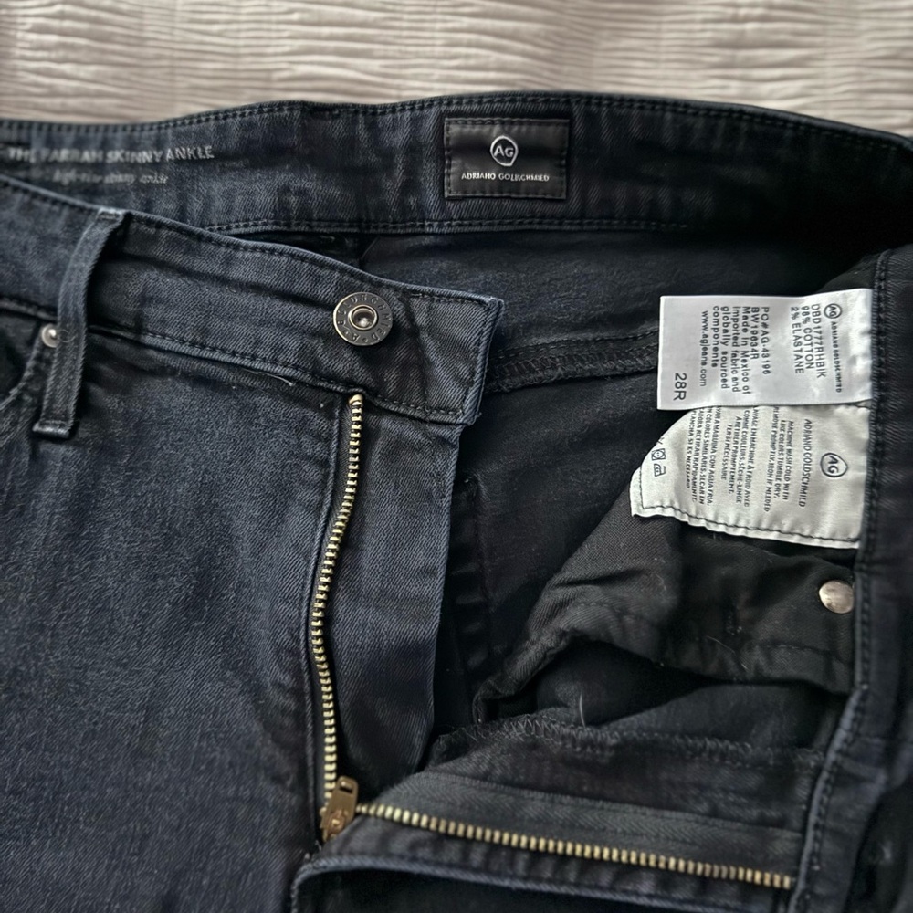 AG Adriano Goldschmied The Farrah Skinny Ankle High-Rise Skinny Ankle Jeans 28R